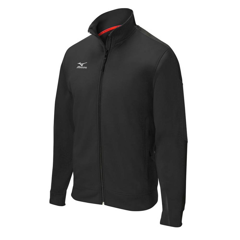 Panske Bundy Mizuno Elite Thermal Čierne Vypredaj ZSWT18726